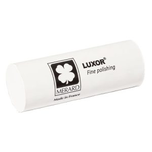 משחת ליטוש (פסטה) לבנה LUXOR Merard - לליטוש עדין מאוד - 0.3 מיקרון - גליל D30 * 80 משקל כ - 95 גרם מתאימה לכל המתכות