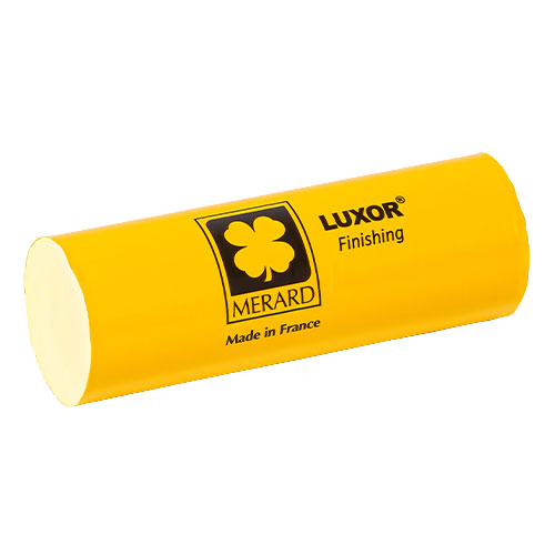 משחת ליטוש (פסטה) צהובה LUXOR Merard - לליטוש עדין - 0.5 מיקרון - גליל D30 * 80 משקל כ - 101 גרם מתאימה לכל המתכות