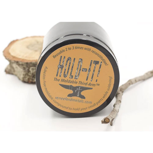 חימר לקירור וקיבוע בהלחמה (קסטופיקס) Hold-It אריזה 177 גרם 6oz - PEPETOOLS USA