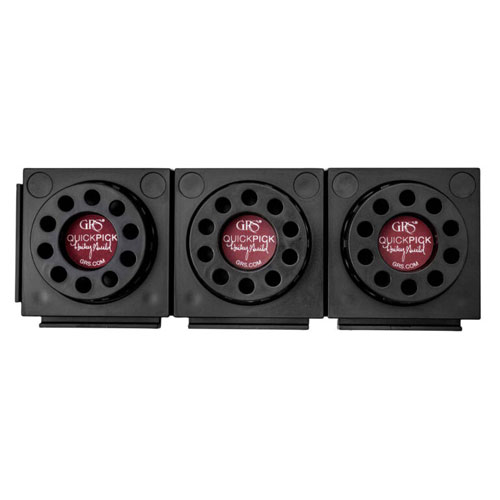 מגשי פלסטיק לאחסון שטיכלים QuickPick QC Storage Trays עם 10 חורים - 3 יחידות - GRS