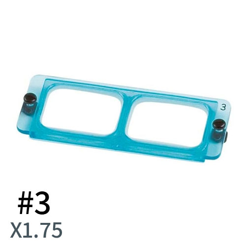 פלטת עדשה לאופטיויזור - מספר 3 - הגדלה X1.75 מרחק עבודה כ - 34 ס"מ