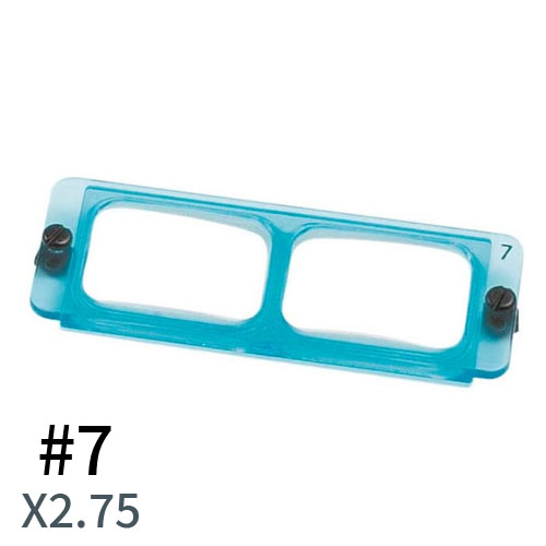 פלטת עדשה לאופטיויזור - מספר 7 - הגדלה X2.75 מרחק עבודה כ 15 ס"מ