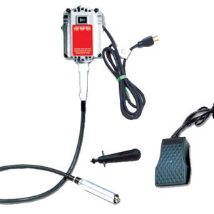 מנוע תלוי קומפלט 18,000 סל"ד 230 W (מרובע דגם SR) ידיתן חיבור אמריקאי 0-4 מ"מ עם מפתח .כיוון סיבוב