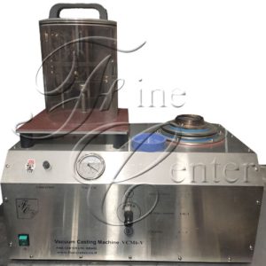 מכונת יציקת ואקום שולחנית VCM6-V משולבת תא ואקום לגבס - מנגנון יציקת סופר קאסט   - תוצרת ישראל