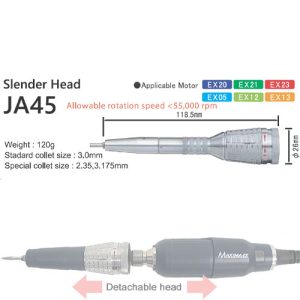 ראש ידיתן מיקרומנוע דק במיוחד - פוטר 2.35 מ"מ - Maxima EX JA45 - יפן