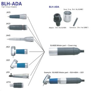 מתאם להחלפת ראש ידיתן מיקרומנוע GRANDE BLH600 לסדרת Maxima EX - יפן