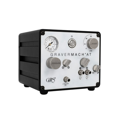 שטיכל פנאומטי 2 יציאות Airtact הפעלת יד או רגל GraverMach® AT - מקורי תוצרת GRS ארה"ב
