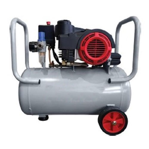 מדחס (קומפרסור) נטול שמן שני ראשים 2.5 כ"ס 1800W מיכל 24 ליטר - 225 ל/ד לחץ מקס" 8BAR
