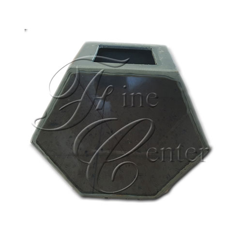תוף משושה 5 ליטר PVC (לטרומל משושה)