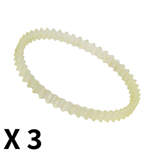 טבעת גומי צהוב עם שיניים D63 * 6 לטרומל מסתובב - 3 יחידות