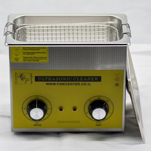 אמבט אולטרסוני אנלוגי 3.2 ליטר 120W - טיימר 0-20 דקות - טמפרטורה 0-80C - מיכל 100*140*240 מ"מ