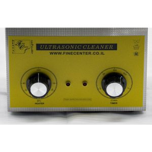 אמבט אולטרסוני אנלוגי 3.2 ליטר 120W - טיימר 0-20 דקות - טמפרטורה 0-80C - מיכל 100*140*240 מ"מ