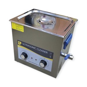 אמבט אולטרסוני אנלוגי 10 ליטר 240W - טיימר 0-20 דקות - טמפרטורה 0-80C - מיכל 150*240*300 מ"מ