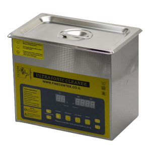 אמבט אולטרסוני דיגיטלי רב תכליתי 3.2 ליטר 120W - טיימר 1-99 דקות - טמפרטורה 0-80C - מיכל 100*140*240 מ"מ