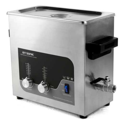 אולטרסוניק 6 ליטר 150W ,טיימר 1-30 דקות ,טמפ" 20-80C מיכל פנימי 150*155*300 מ"מ כולל סלסלה GT SONIC-T6