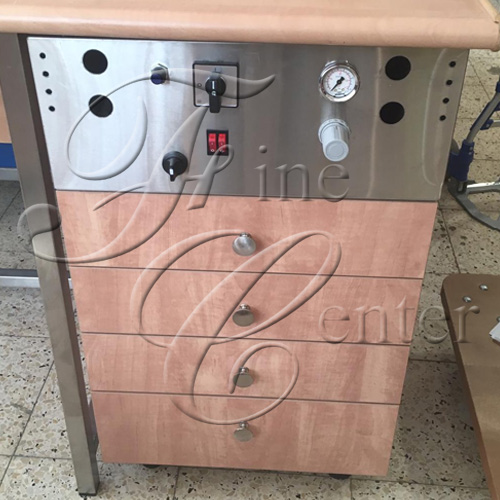 שידה לשולחן טכנאות שיניים בודד (כולל לוח הפעלת חשמל ואויר דחוס)