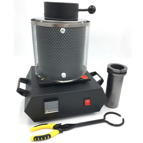 תנור קומקום התכה חשמלי - 1 ק"ג 1600W עד 1150 מעלות