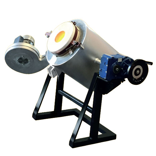 תנור גז להתכה SPIRIT EVOLUTION עם מבער וטיגל Karbux בנפח 2.5 ליטר - איטליה ללא קונס מזיגה ועגלה