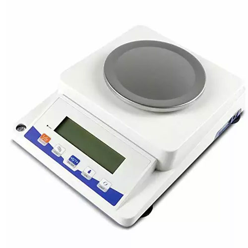 משקל שולחני עד 3100 גרם דיוק 0.01 + מכסה זכוכית עם חיבור למחשב - JADEVER