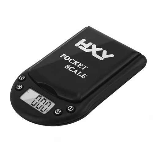 משקל נייד מקצועי HXY עד 500 גרם דיוק 0.01 גרם - הפעלת סוללות AAA*2 (לא כלול)