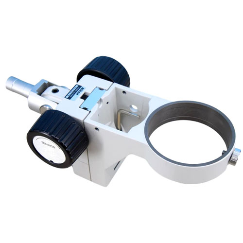 מחזיק עם התקן פוקוס למיקרוסקופ NIKON (קוטר חור 76 מ"מ) חיבור פין 15.8 מ"מ