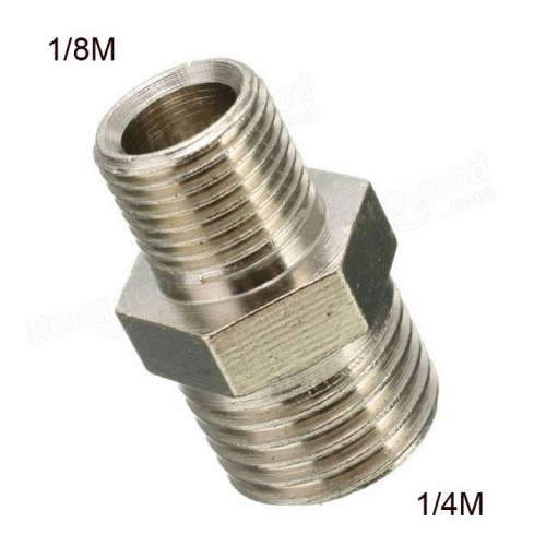 ניפל מעבר הברגה חיצונית "1/4 - "1/8